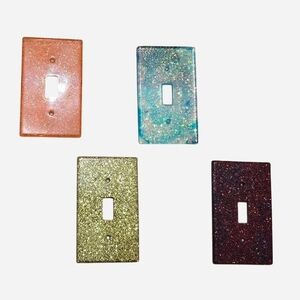 Sparkling Light Switch Covers - Set of 4